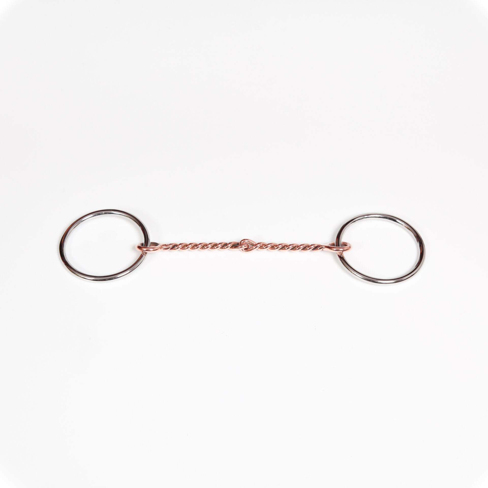 Twisted Wire O-Ring Snaffle Bit