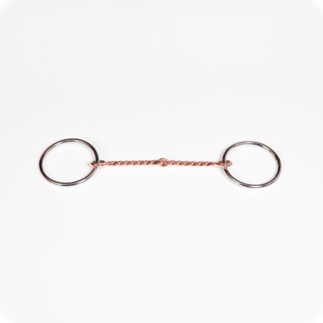 Twisted Wire O-Ring Snaffle Bit